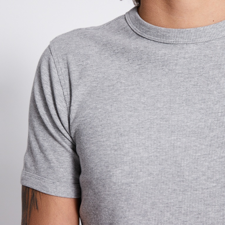 Rib knit tee "Vincent"